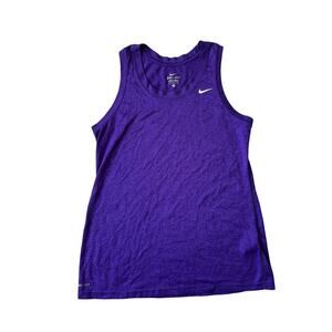 Nike Dri Fit sleeveless tank top/shirt, Size Medium; Purple